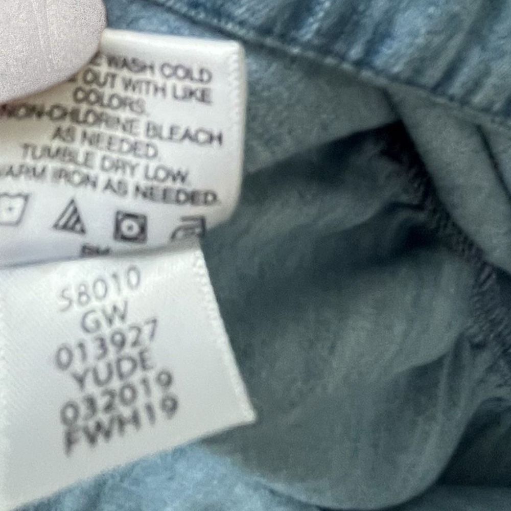 Hanna Andersson Light Blue Chambray Swing Shirt, Size 5 - Picture 8 of 11